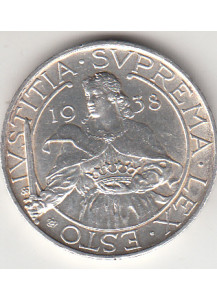 1938 - San Marino Monetazione Antica 10 Lire S. Agata Ag Spl+