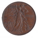 1911 Regno D'Italia Vittorio Emanuele III 10 Cent.  Splendida