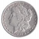 1896 - 1 Dollaro Morgan Argento Gr. 26,73  Zecca O BB+