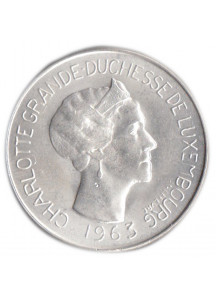 LUSSEMBURGO 100 Francs 1963 AG Charlotte BB+