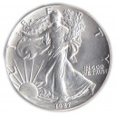 1987 - STATI UNITI 1 Dollar  Liberty Argento Oncia