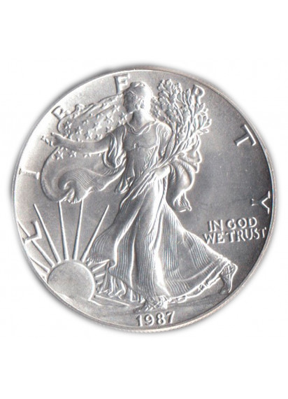 1986 - STATI UNITI 1 Dollar  Liberty Argento Oncia