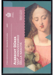2021 - 2 Euro SAN MARINO 550° Anniv. Nascita di Albrecht Dürer Fdc