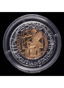 Italia Lire 500 Bimetallica 1997 Condizione Fondo Specchio