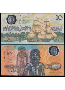 AUSTRALIA Polimera 10 Dollars 1988 British Settlement Stupenda 