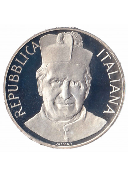 1988 - Lire 500 Don Bosco Moneta di Zecca Italia Fondo Specchio