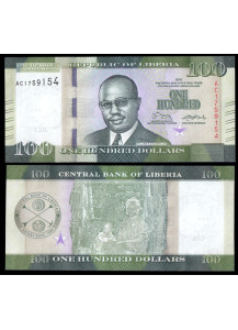 LIBERIA 100 Dollars 2016 Fior di Stampa