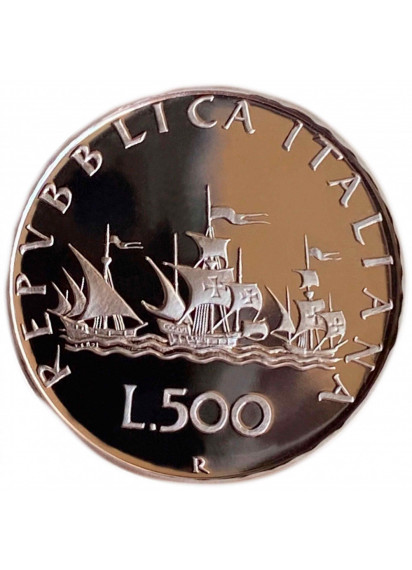 1994 - 500 Lire Caravelle Fondo Specchio