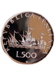 1998 - 500 Lire Caravelle Fondo Specchio