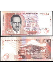 MAURITIUS 500 Rupees 1998 Quasi Fior di Stampa 