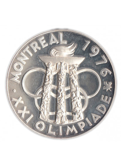 Medaglia Grande Formato in argento XXI Olimpiade Montreal Canada 1976 