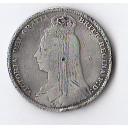 GRAN BRETAGNA 1 Shilling 1891 AG Victoria