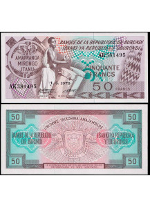 BURUNDI 50 Francs 1979 Fior di Stampa