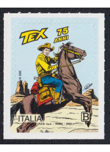 2023 - Italia francobollo dedicato ai 75 anniv. di Tex Willer 