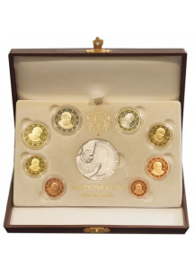 2011 Papa Benedetto XVI Divisionale Fondo Specchio con medaglia in Argento