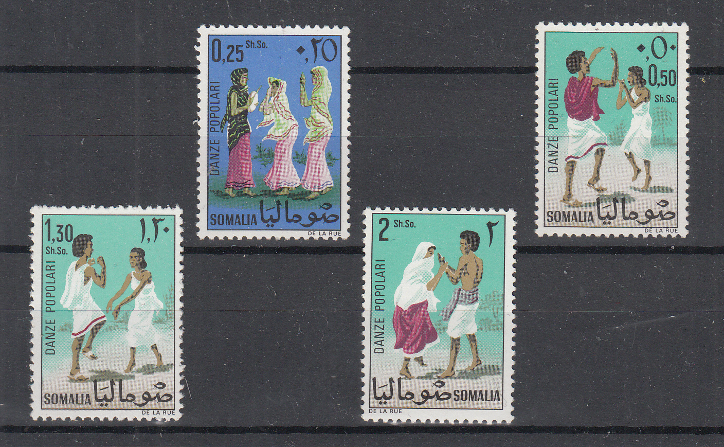 1967 SOMALIA Danze Somale   4 v