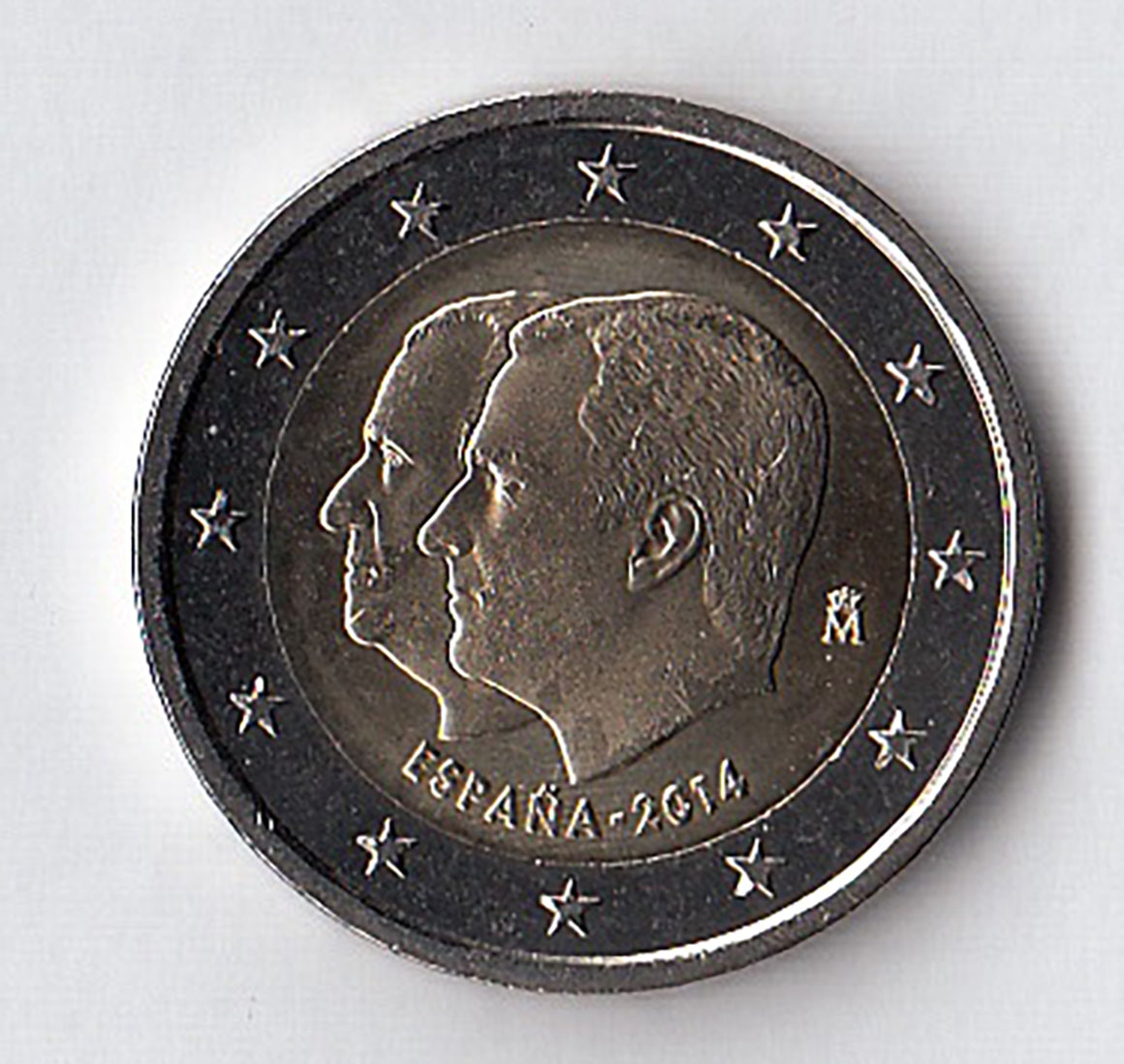 2014 - 2 Euro SPAGNA Proclamazione di Filippo VI Fdc
