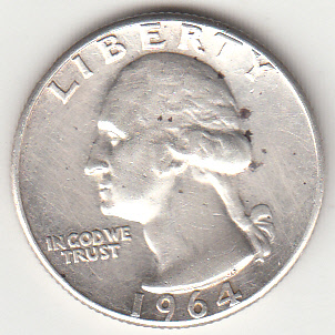 1964 - USA Washington Quarter Argento Spl