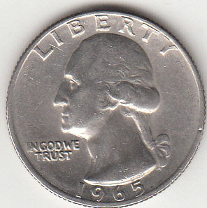 1965 - USA Washington Quarter Rame-nickel  Spl/Fdc