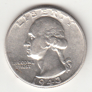 1943 - USA Washington Quarter Argento Spl