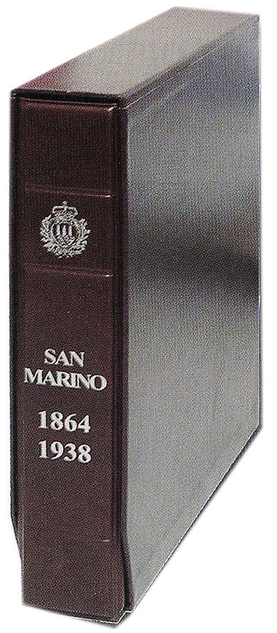 Album raccolta monete di San Marino dal 1864 al 1938 con custodia completo di inserti