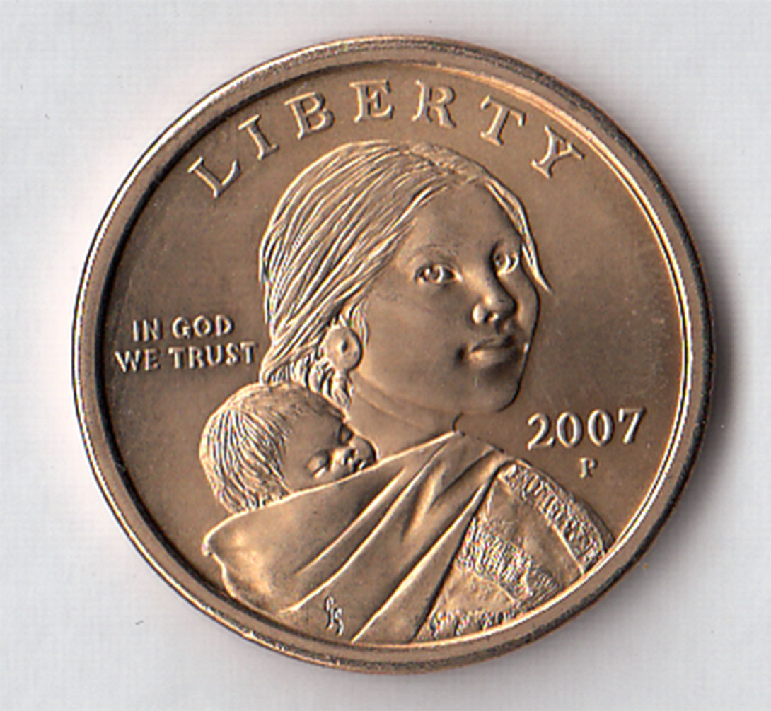 2007 - Dollaro Stati Uniti - Sacagawea Zecca (P)