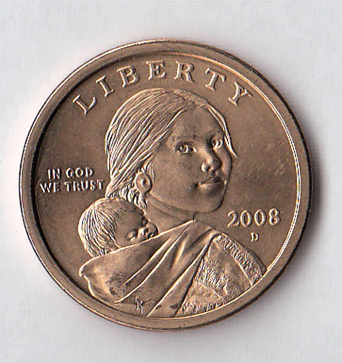 2008 - Dollaro Stati Uniti - Sacagawea (D)