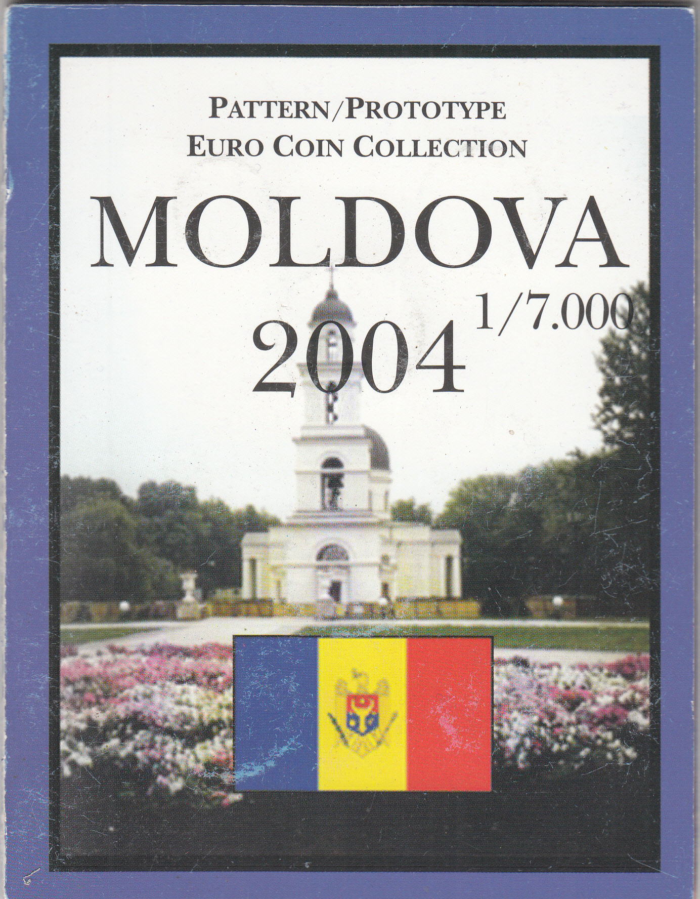 MOLDOVA  2004 serie completa 8 monete Pattern FDC