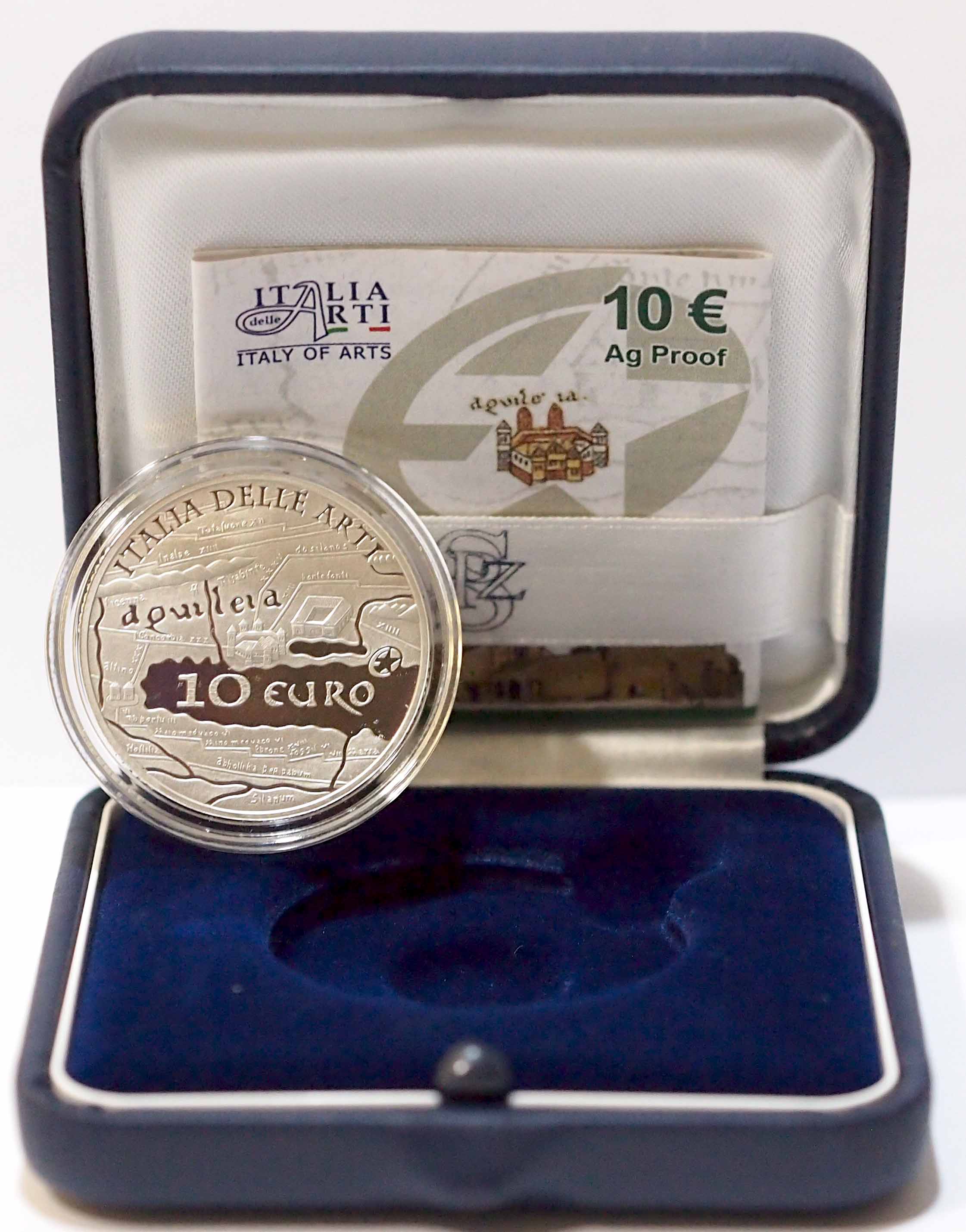 2010 10 Euro Aquileia Italia delle Arti Fondo Specchio Italia