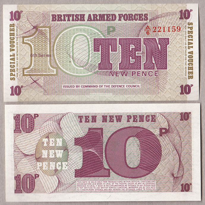 GRAN BRETAGNA 10 New Pence 1972