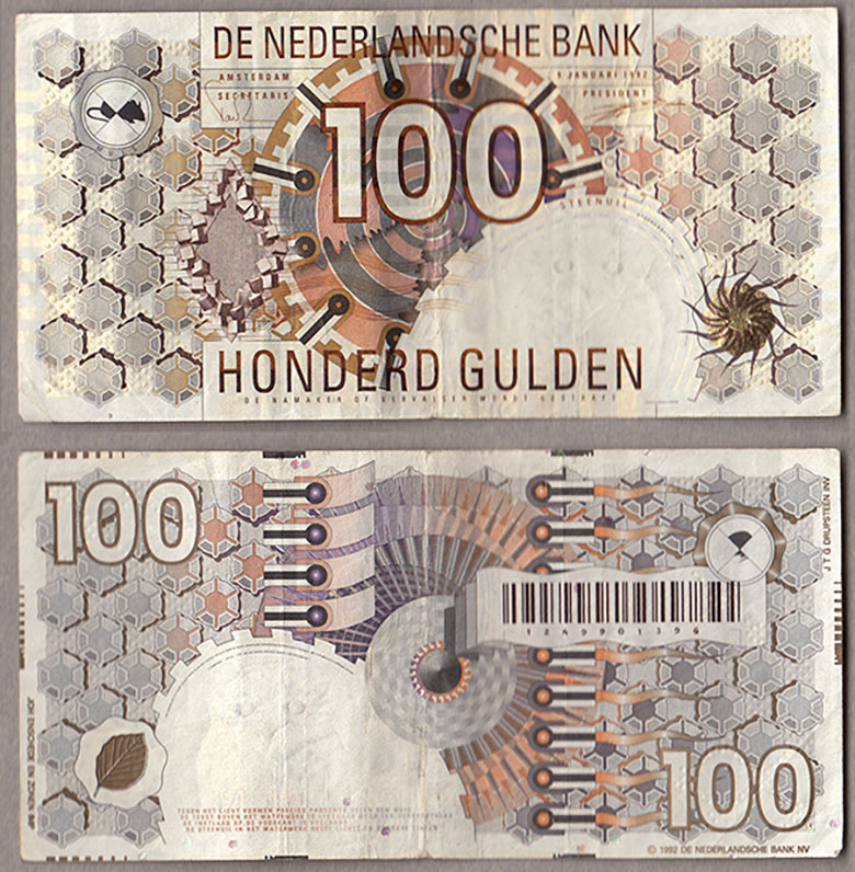 OLANDA 100 Gulden 1992 BB+