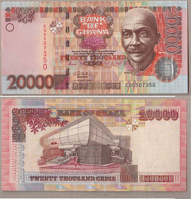 GHANA 20.000 Cedis 2006 Spl