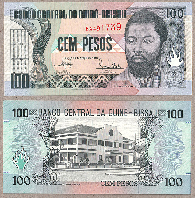 GUINEA BISSAU 100 Pesos 1990