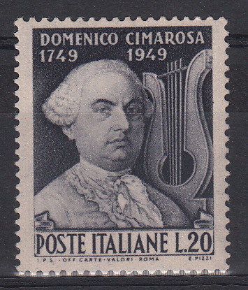 1949 Bicentenario della Nascita di Domenico Cimarosa Perfetto non Linguellato 1 Val Sassone 615