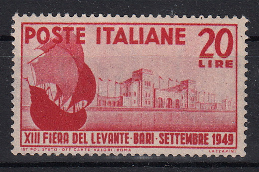 1949 13° Fiera del Levante a Bari Perfetto non Linguellato 1 Val Sassone 610