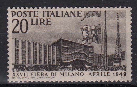 1949 27° Fiera di Milano Nuovo Perfetto non Linguellato 1 Val Sassone 598