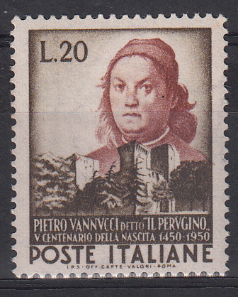 1951 5° Centenario Nascita Pietro Vannucci Il Perugino Perfetto non Linguellato 1 Val Sassone 668