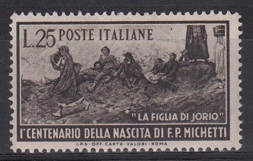 1951 Centenario della Nascita di Francesco Paolo Michetti Perfetto non Linguellato 1 Val Sassone 671