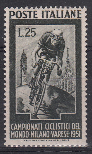 1951 Mondiali di Ciclismo a Milano e Varese Perfetto non Linguellato 1 Val Sassone 669