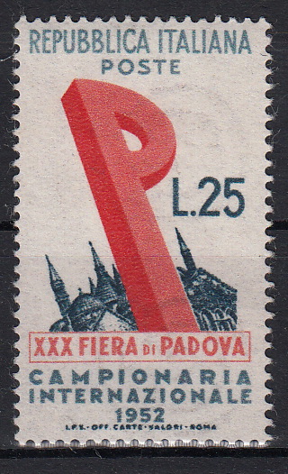 1952 30° Fiera Di Padova Perfetto non Linguellato 1 Val Sassone 693