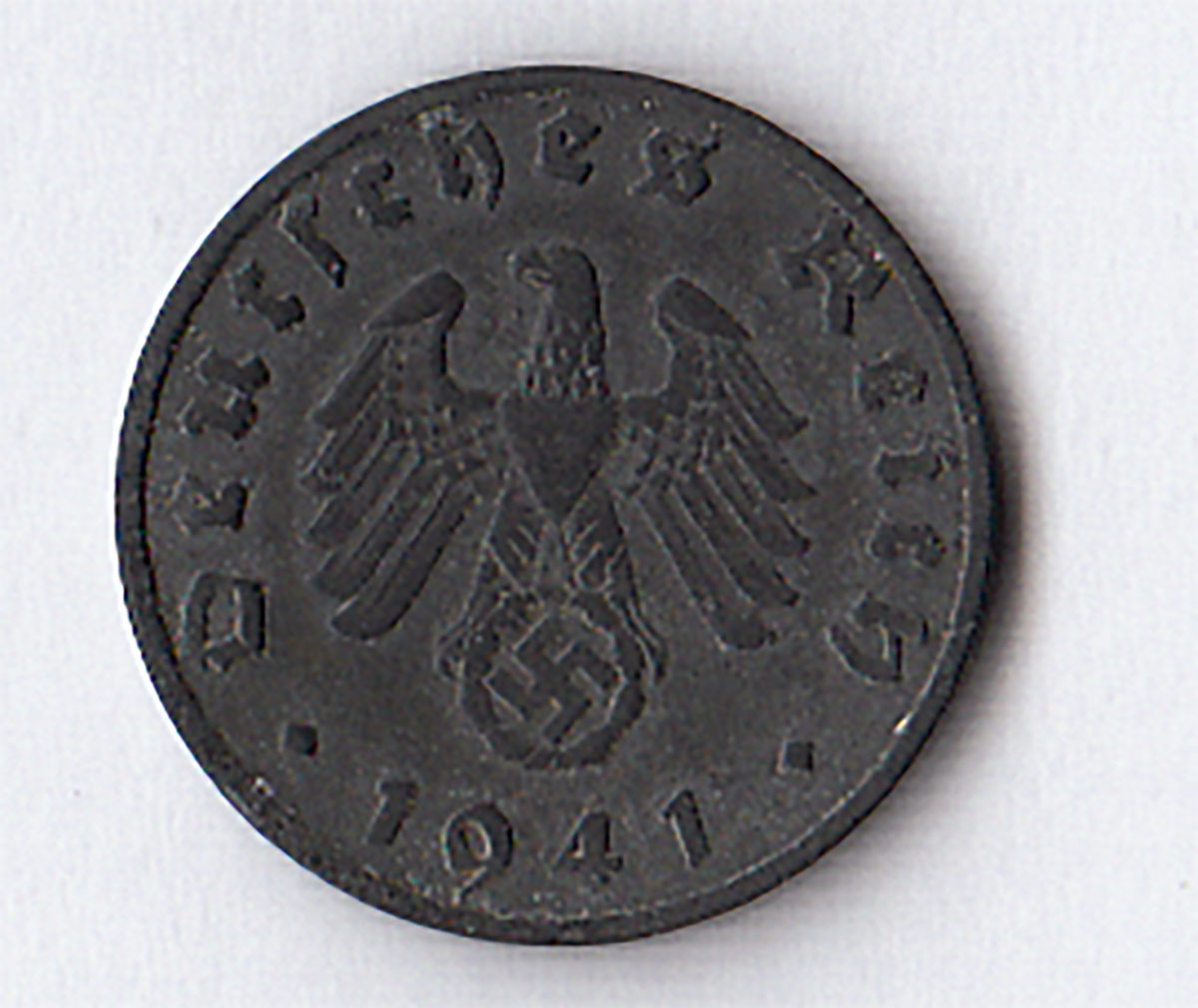 1941 1 Pfennig Svastica piccola - Zecca B