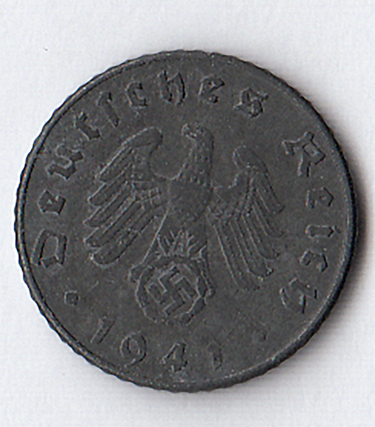 1941 5 Pfennig Svastica piccola  - Zecca F