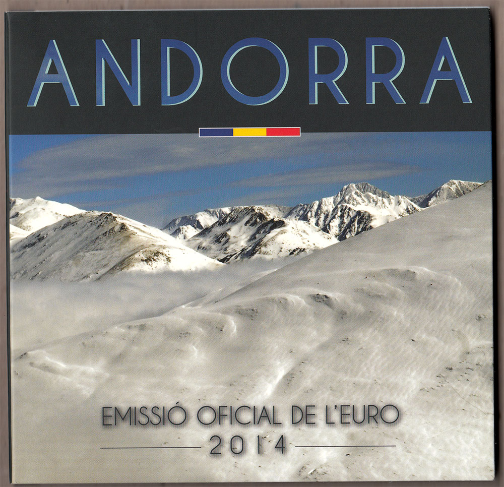 2014 - ANDORRA Divisionale Ufficiale Euro FDC