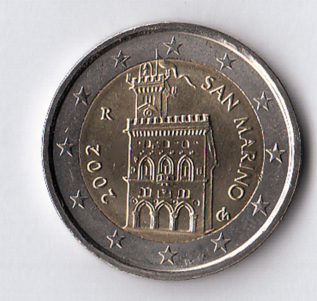2002 - 2 Euro SAN MARINO FDC da folder