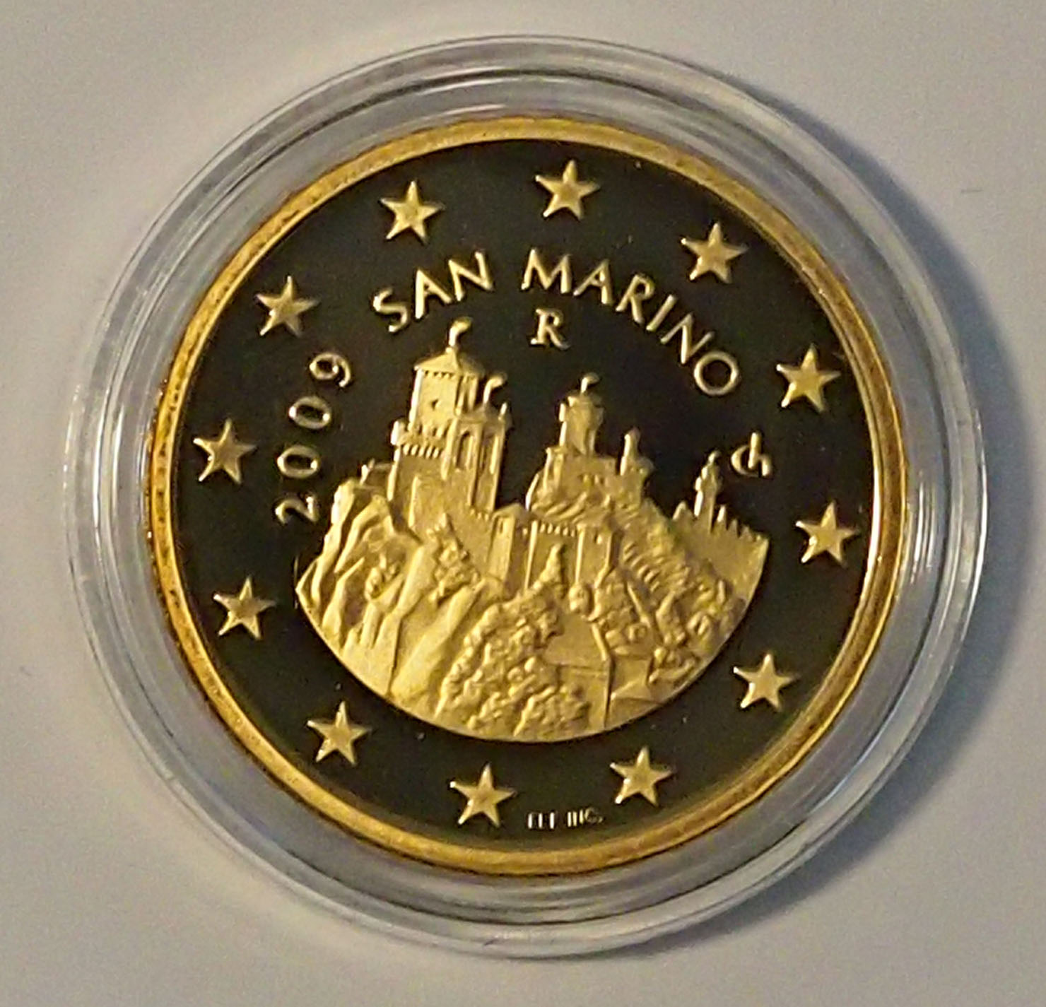 2009 - 50 Centesimi SAN MARINO fondo specchio da cofanetto