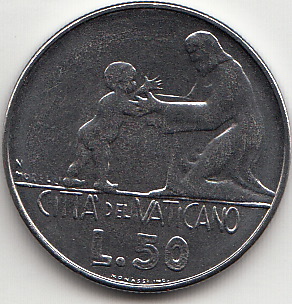 1978 Anno XVI - Lire 50 Fior di Conio Paolo VI