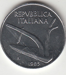 1985 Lire 10 Spiga Fior di Conio Italia