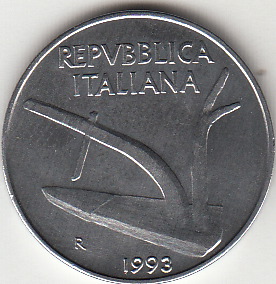 1993 Lire 10 Spiga Fior di Conio Italia