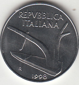 1998 Lire 10 Spiga Fior di Conio Italia