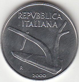 2000 Lire 10 Spiga Fior di Conio Italia